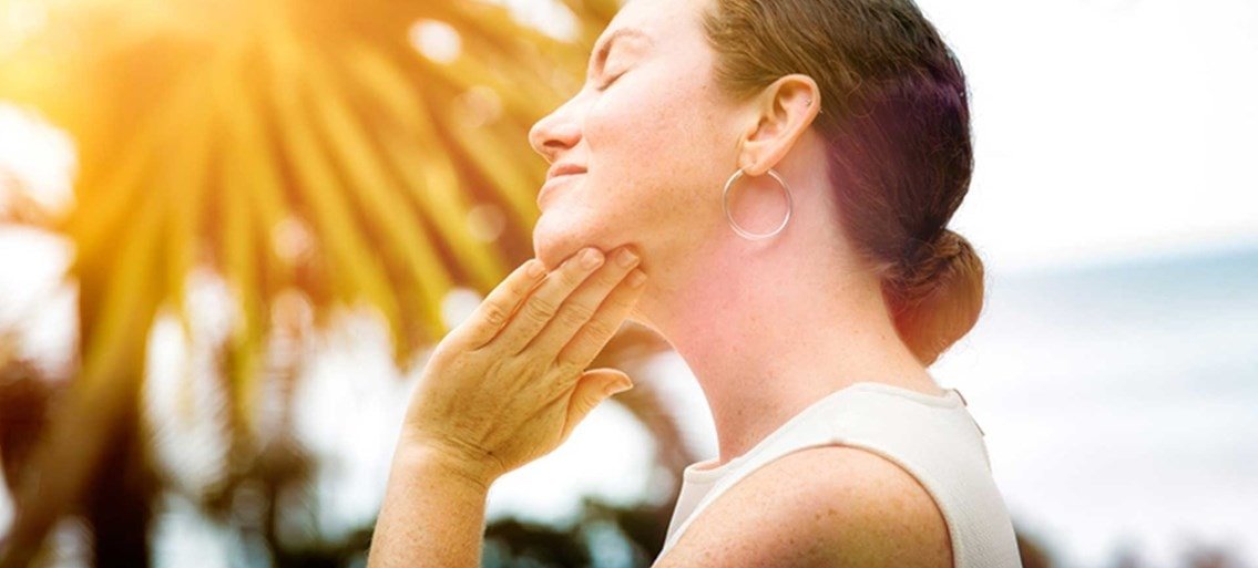 Zonnebrandcrème voor het gezicht