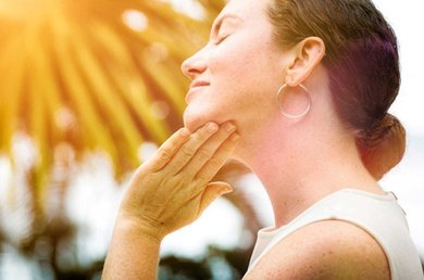 Zonnebrandcrème voor het gezicht